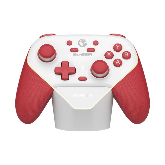 Gamepad GAMESIR Supernova T4n Pro, bežični, Bluetooth, za Switch/Switch2/Android/iOS/PC, crveno bijeli