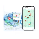 Pametni sportski sat 360 SMART LIFE Bostlab  Kids Watch E3 PRO, GPS, SOS, IPX8, plavi