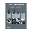 Ručni usisavač GOOBAY Superior 77829, 120W, 0.125L, crni