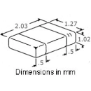 R SMD 0805 1% 2K4 0,1W
