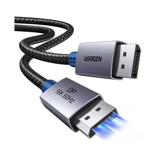 Kabel UGREEN DP131, DisplayPort (M) na DisplayPort (M), 16K@60Hz, 0.5m, sivi Kabel UGREEN DP131, DisplayPort (M) na DisplayPort (M), 16K@60Hz, 0.5m, sivi