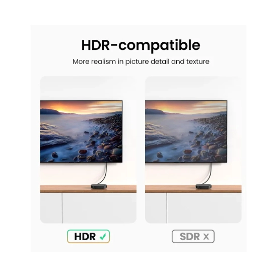 Kabel UGREEN ED030, HDMI (M) na HDMI (M), 4K@30Hz, 5m, crni Kabel UGREEN ED030, HDMI (M) na HDMI (M), 4K@30Hz, 5m, crni