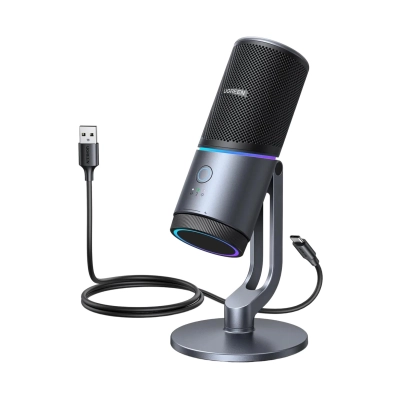 Mikrofon UGREEN CM769, žičani, USB C, Postolje, crni