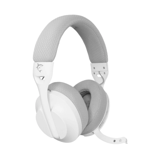 OŠTEĆENA AMBALAŽA - Slušalice WHITE SHARK Falcon WGH-2441, bežične, Bluetooth, za PC/PS5/PS4/Xbox/MAC, mikrofon, 3.5mm, bijelo sive