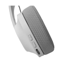 OŠTEĆENA AMBALAŽA - Slušalice WHITE SHARK Falcon WGH-2441, bežične, Bluetooth, za PC/PS5/PS4/Xbox/MAC, mikrofon, 3.5mm, bijelo sive