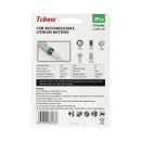 Baterija punjiva LI-ION USB C TCBEST, 1850mAh, R6 AA, USB C, 2 komada