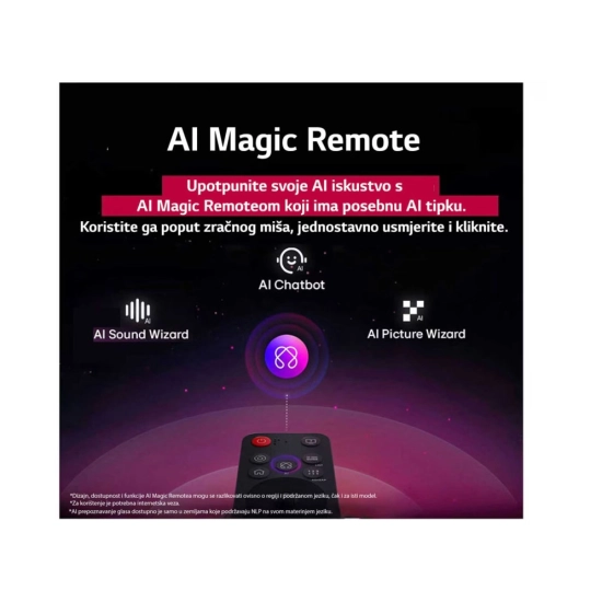 Televizor OLED 48incha LG OLED48G53LS.AEU, WebOS, 4K UHD, DVB-T2/C/S2, HDMI, WiFi, Bluetooth, USB A, Energetska oznaka F