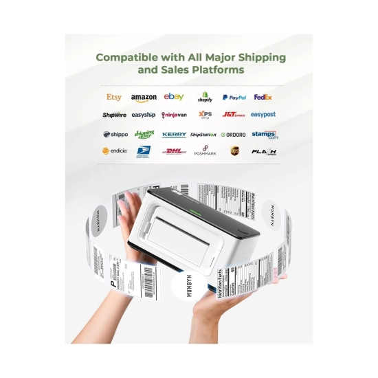 Termalni printer za naljepnice MUNBYN ITPP941B, 108mm, termalni, Bluetooth, USB, bijeli Termalni printer za naljepnice MUNBYN ITPP941B, 108mm, termalni, Bluetooth, USB, bijeli