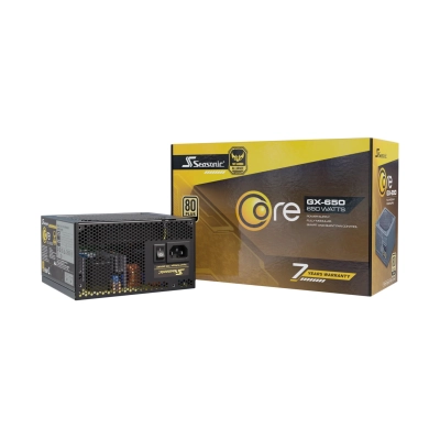 Napajanje 650W, SEASONIC Core GX 650 V2, modularno, 80+ Gold, 120mm ventilator   - Napajanja