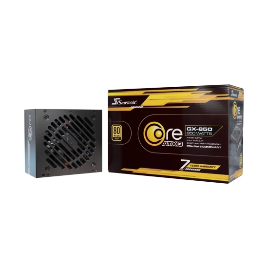 Napajanje 850W, SEASONIC Core GX 850 V2, modularno, 80+ Gold, 120mm ventilator