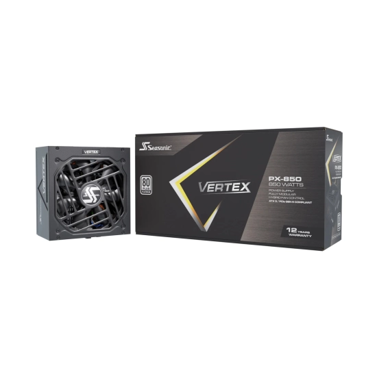 Napajanje 850W, SEASONIC Vertex PX 850, modularno, 80+ Platinum, 135mm ventilator Napajanje 850W, SEASONIC Vertex PX 850, modularno, 80+ Platinum, 135mm ventilator