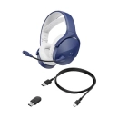 Slušalice HYPERX Gaming Cloud Jet, AM7A0AA, bežične, WiFi, Bluetooth, mikrofon, za PS5/PS4/PC, svijetlo plave