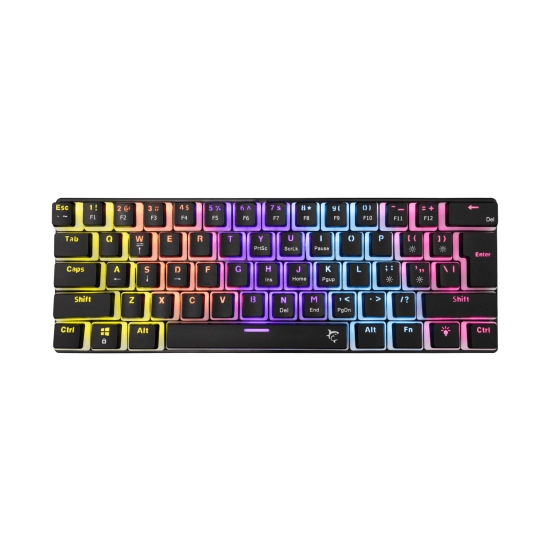 Tipkovnica WHITE SHARK Gaming GK-2202 ASHIKO-2, žičana, mehanička, Crveni Switch, US Layout, crna Tipkovnica WHITE SHARK Gaming GK-2202 ASHIKO-2, žičana, mehanička, Crveni Switch, US Layout, crna