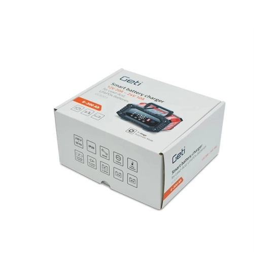 Punjač akumulatora GETI GCA003, 12V 20A, 24V 10A, IP20