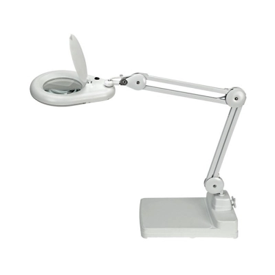 OŠTEĆENA AMBALAŽA - STOLNA LAMPA S LUPOM 5X, LED, samostojeća, Geti GDM 15 OŠTEĆENA AMBALAŽA - STOLNA LAMPA S LUPOM 5X, LED, samostojeća, Geti GDM 15