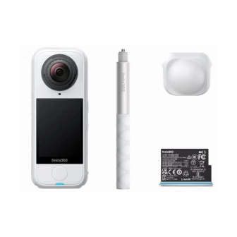 Akcijska kamera INSTA360 X4 Air Starter Bundle, CINSAAFA-SE17, 29MP, 8K UHD, 8K@30Hz, Arctic bijela