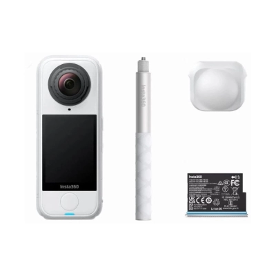 Akcijska kamera INSTA360 X4 Air Starter Bundle, CINSAAFA-SE17, 29MP, 8K UHD, 8K@30Hz, Arctic bijela   - Sportske kamere i oprema