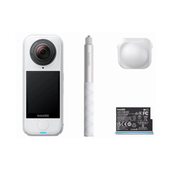 Akcijska kamera INSTA360 X4 Air Starter Bundle, CINSAAFA-SE17, 29MP, 8K UHD, 8K@30Hz, Arctic bijela Akcijska kamera INSTA360 X4 Air Starter Bundle, CINSAAFA-SE17, 29MP, 8K UHD, 8K@30Hz, Arctic bijela