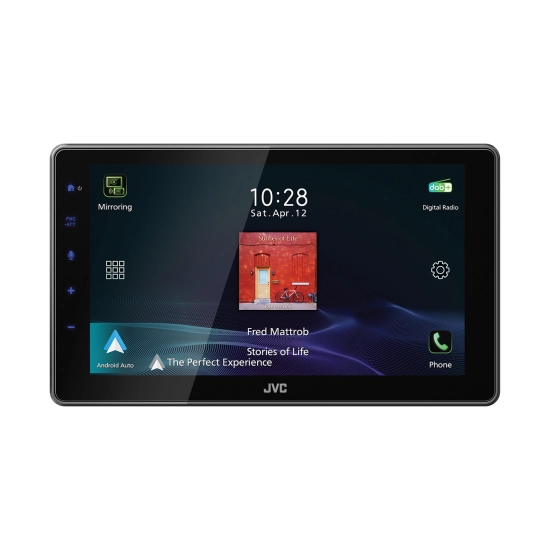 Auto radio JVC KW-Z900DBW, 9incha, Touch, FM/AM, DAB+, Bluetooth 5.0, USB A, Android Auto/Apple CarPlay