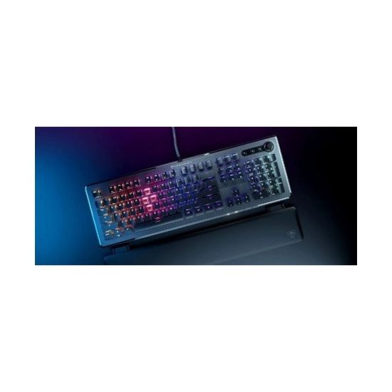 Tipkovnica TURTLE BEACH Gaming VULCAN II, žičana, USB A, mehanička, Linear Switch, US Layout, RGB, Slim, crna