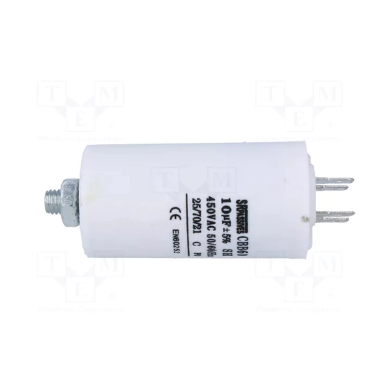 kondenzator za motor 10uF 450V ±5% CBB60E-10/450