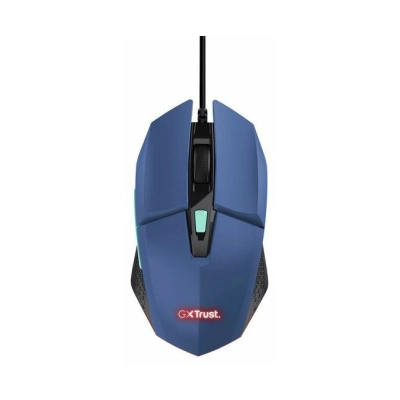 Miš TRUST GXT 109B Felox, Gaming, žičani, 6400dpi, RGB, plavi