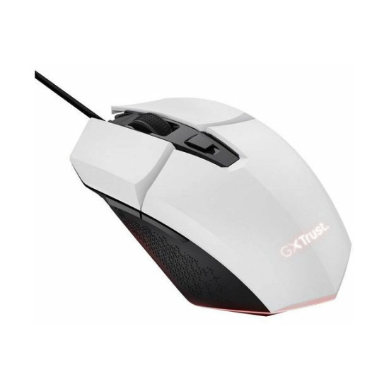 Miš TRUST GXT 109W Felox, Gaming, žičani, 6400dpi, RGB, bijeli Miš TRUST GXT 109W Felox, Gaming, žičani, 6400dpi, RGB, bijeli