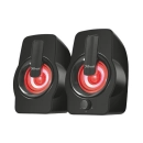 Zvučnici TRUST Gemi 22948, 2.0, 12W, 3.5mm, RGB, crni