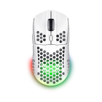 Miš TRUST GXT 929W Helox, Gaming, bežični, 4800dpi, bijeli   - Trust