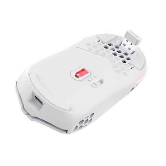 Miš TRUST GXT 929W Helox, Gaming, bežični, 4800dpi, bijeli Miš TRUST GXT 929W Helox, Gaming, bežični, 4800dpi, bijeli