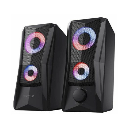 Zvučnici TRUST GXT 606B Javv, 2.0, 12W, 3.5mm, RGB, crni