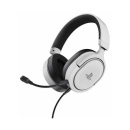 Slušalice TRUST Gaming GXT 498W Forta, žičane, 3.5mm, mikrofon, za PS5/PS4/PC, bijele