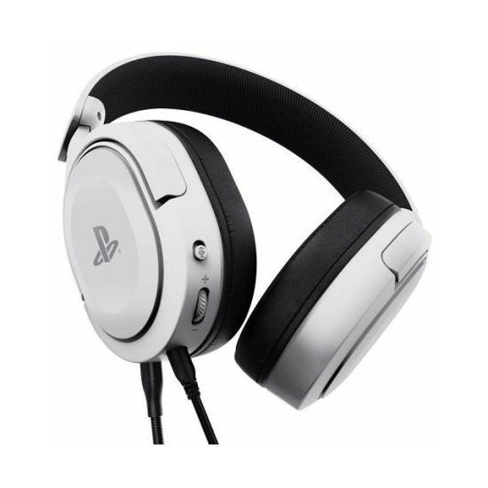 Slušalice TRUST Gaming GXT 498W Forta, žičane, 3.5mm, mikrofon, za PS5/PS4/PC, bijele
