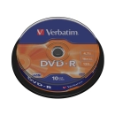 Medij DVD-R VERBATIM 43523, 16x,  spindle 10