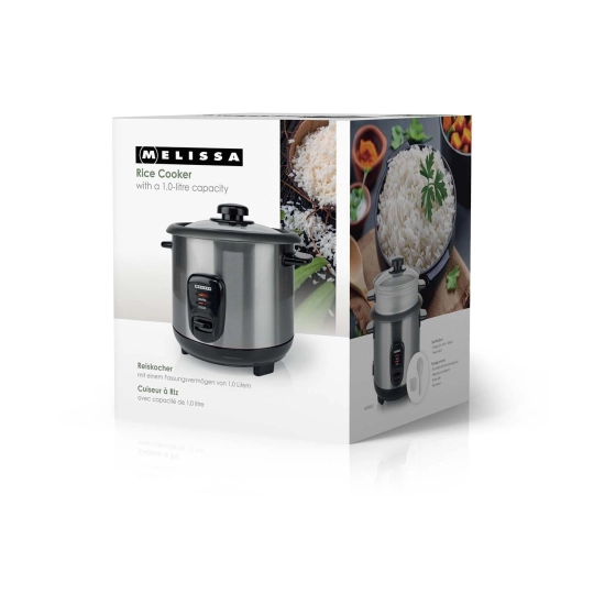 Kuhalo za rižu MELISSA 16280023, 1L, 400W, srebrno