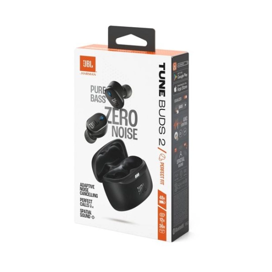 Slušalice JBL Tune Buds 2, bežične, In-Ear, Bluetooth, crne