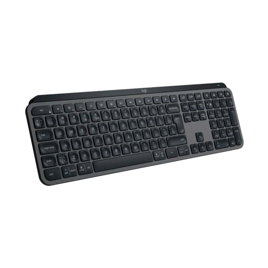 Tipkovnica LOGITECH MX Keys S, bežična, Bluetooth, USB C, US Layout, crna