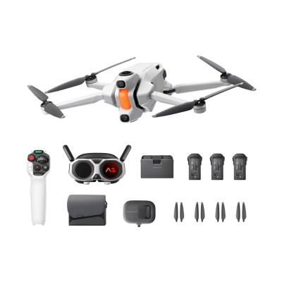 Dron INSTA360 Antigravity A1 Explorer Bundle, DE001-02, 8K UHD, vrijeme leta do 24min., daljinski upravljač