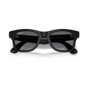 Pametne naočale Ray-Ban META Wayfarer (Gen 2) s kamerom i zvukom, crne s mat crnim okvirima