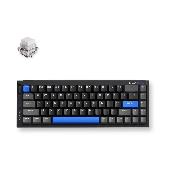 Tipkovnica MCHOSE Gaming Ace 68 Turbo, MC-Ace68Turbo-5, žičana, mehanička, RGB, crna