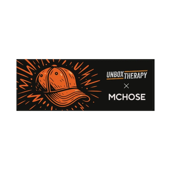 Podloga za miš MCHOSE x Unbox Therapy, HW-SBD-1, 800x300x3mm, crna
