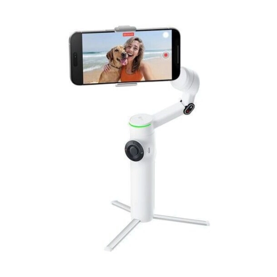 Gimbal stabilizator INSTA360 Flow 2 Pro Stand Summit White, za snimanje smartphoneom Gimbal stabilizator INSTA360 Flow 2 Pro Stand Summit White, za snimanje smartphoneom