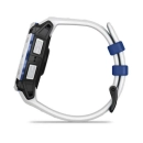 Pametni sportski sat GARMIN Instinct 3 Solar, 010-02934-03, 45mm, bijeli s bijelo plavim remenom
