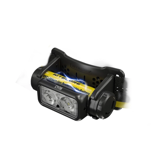 Baterijska svjetiljka naglavna punjiva, 1400lm 3400mAh, NITECORE NU43