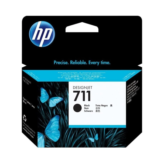 Tinta HP 711, CZ133A, crna, za DesignJet T100/T120/T120 ePrinter/T125/T130/T520/T520 ePrinter/T525/T530