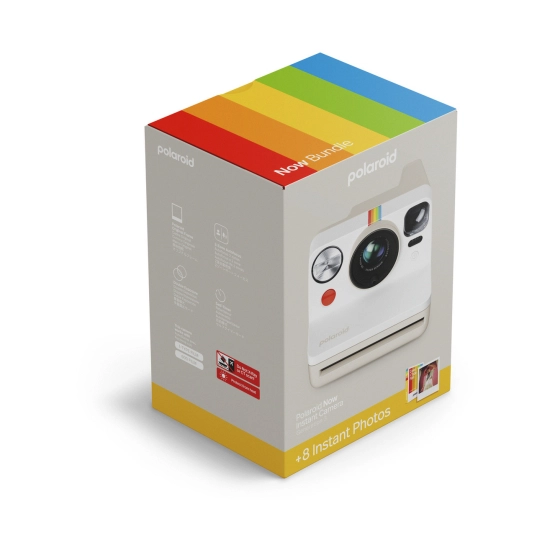 OŠTEĆENA AMBALAŽA – Fotoaparat POLAROID Now Gen 3, Color Film (8 kom), bijeli