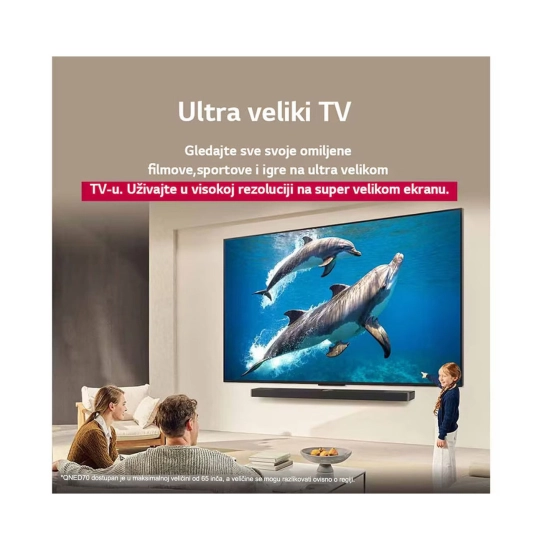 Televizor QNED 55incha LG 55QNED70A6A.AEU, WebOS, 4K UHD, DVB-T2/C/S2, HDMI, WiFi, Bluetooth, RJ45, USB A, Energetska oznaka G Televizor QNED 55incha LG 55QNED70A6A.AEU, WebOS, 4K UHD, DVB-T2/C/S2, HDMI, WiFi, Bluetooth, RJ45, USB A, Energetska oznaka G