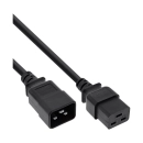 Kabel mrežni IEC C19/C20 3-Pin, INLINE, 3x1.5 mm2, 2m, polybag