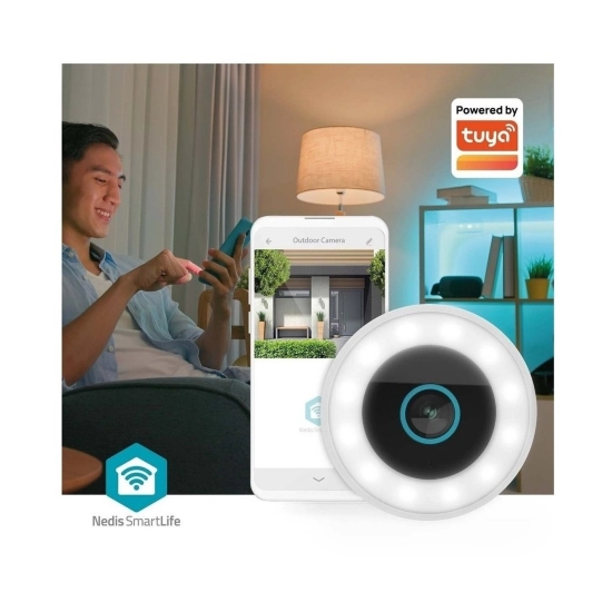 Nadzorna IP kamera NEDIS WIFICO15CWT, vanjska, senzor pokreta, noćni vid, 3MP, FHD, žičana, IPX5, bijela Nadzorna IP kamera NEDIS WIFICO15CWT, vanjska, senzor pokreta, noćni vid, 3MP, FHD, žičana, IPX5, bijela