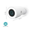 Nadzorna IP kamera NEDIS WIFICO15CWT, vanjska, senzor pokreta, noćni vid, 3MP, FHD, žičana, IPX5, bijela